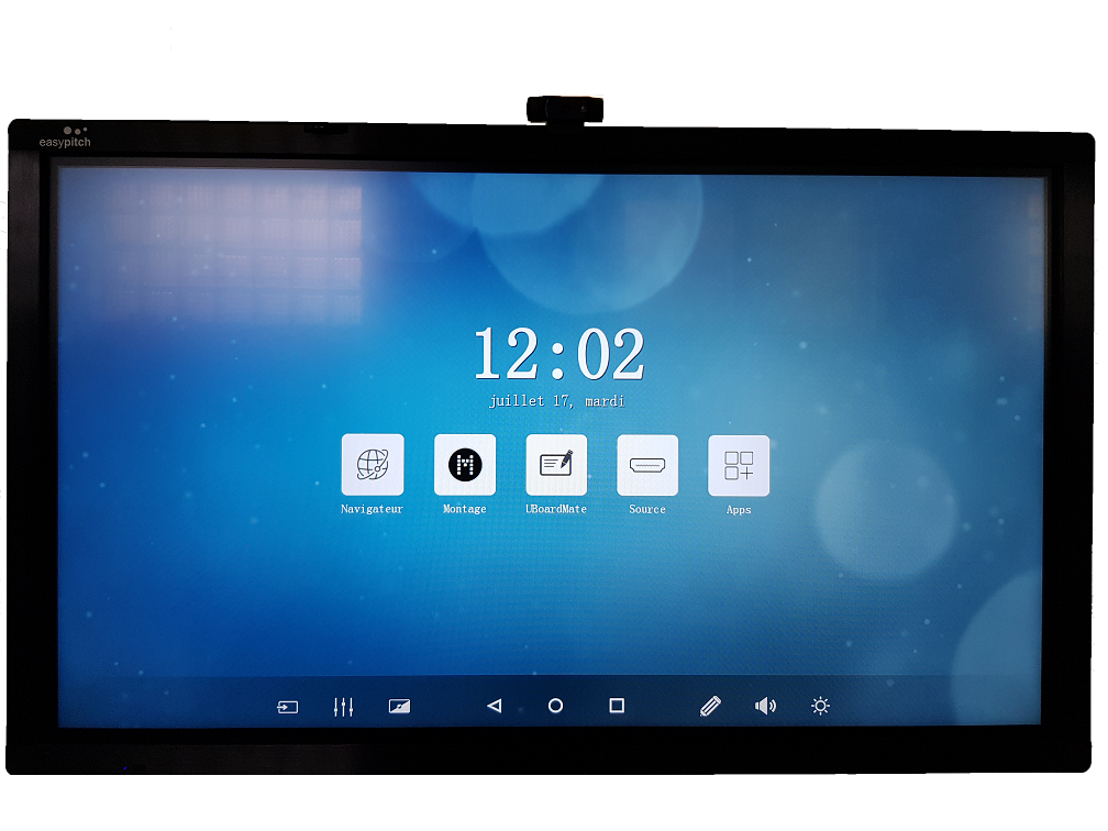 L écran interactif Easypitch doté d un nouveau firmware