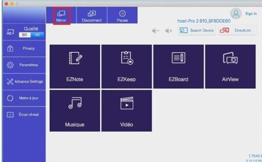 mirror ecran interactif