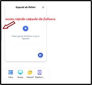 acces outil capsule de fichiers