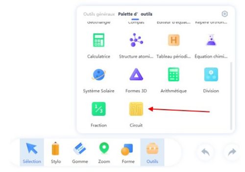 Accès à l’outil Circuit